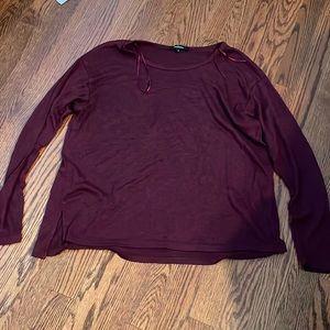 Ambiance Maroon long sleeve Shirt
